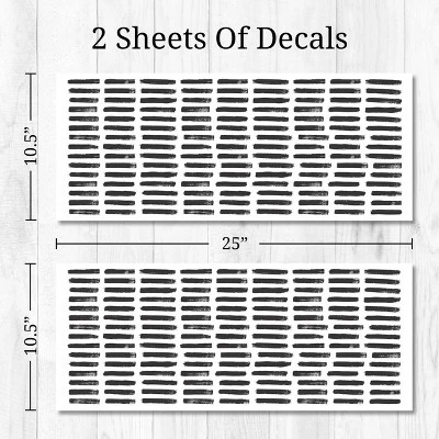Lines Wall Decor Black - Decalcomania 3 Lines Wall Decor Black - Decalcomania