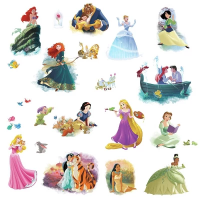 RoomMates Disney Princesses "Dream Big" Peel And Stick Wall Decal 4 Sheets 4 RoomMates Disney Princesses "Dream Big" Peel And Stick Wall Decal 4 Sheets - Image 2