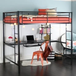 Full Analise Metal Loft Bed With Wood Desk - Saracina Home 18 Full Analise Metal Loft Bed With Wood Desk - Saracina Home -Children Furniture Store GUEST e7d324a5 abaa 4c4e a76c b60ba3fb7f69