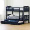 Asten Bunk Beds With Trundle Blue - South Shore