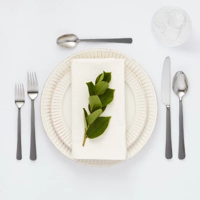 20pc Hubbardston Flatware Set Black - Threshold™ 3 20pc Hubbardston Flatware Set Black - Threshold™