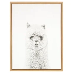 24" X 18" Hairy Alpaca Framed Canvas Art - Uniek 9 24" X 18" Hairy Alpaca Framed Canvas Art - Uniek -Children Furniture Store GUEST e9fc784f 5f51 45c1 b344 8fd94e9cb42e