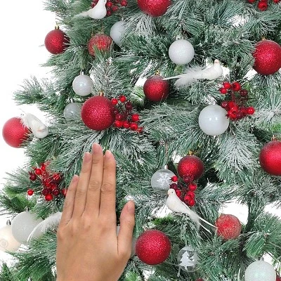 Christmas Tree Giant Peel & Stick Wall Decals With String Lights Green - RoomMates 4 Christmas Tree Giant Peel & Stick Wall Decals With String Lights Green - RoomMates - Image 2