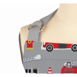 Fire Truck Print Kids' Apron - MU Kitchen