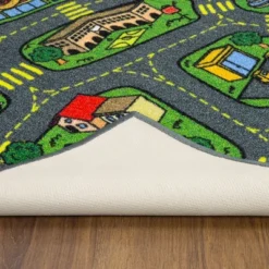 Jungtier Boy & Girl Kids Retro City Road Car Vehicle Traffic Educational Learning & Game Play Nursery Bedroom Classroom Rug Carpet, 2' 7" X 5' 0" 17 Jungtier Boy & Girl Kids Retro City Road Car Vehicle Traffic Educational Learning & Game Play Nursery Bedroom Classroom Rug Carpet, 2' 7" X 5' 0" -Children Furniture Store GUEST ea80fe18 fa15 45ed 8ee7 47d68830189d
