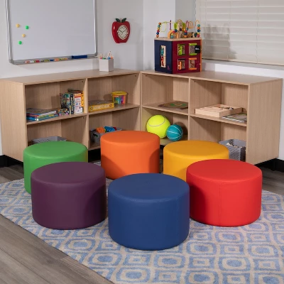 Emma And Oliver Soft Seating Flexible Circle For Classrooms - 12" Seat Height 4 Emma And Oliver Soft Seating Flexible Circle For Classrooms - 12" Seat Height - Image 2