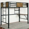 Twin Navii Industrial Loft Bed Black - HOMES: Inside + Out 1 Twin Navii Industrial Loft Bed Black - HOMES: Inside + Out -Children Furniture Store GUEST ec6c0e1d 9eb8 4f73 a1df f004cc247df7