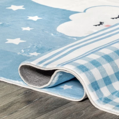 NuLOOM Peaceful Night Machine Washable Kids Area Rug 5 NuLOOM Peaceful Night Machine Washable Kids Area Rug - Image 3