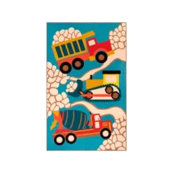 Construction Zone Non-Slip Kids Playroom Decor Washable Indoor Area Rug By Blue Nile Mills 12 Construction Zone Non-Slip Kids Playroom Decor Washable Indoor Area Rug By Blue Nile Mills -Children Furniture Store GUEST ee50f65c 1b1e 45e4 991c 8752742e1aed