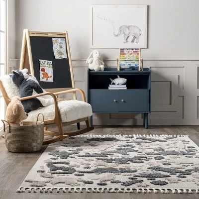 Aaran Dinosaur Kids Tasseled Area Rug 9 Aaran Dinosaur Kids Tasseled Area Rug - Image 7