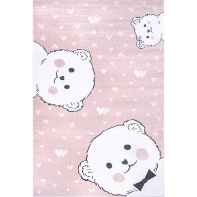 NuLOOM Harlee Kids Bear Nursery Or Playroom Area Rug 12 NuLOOM Harlee Kids Bear Nursery Or Playroom Area Rug - Image 10