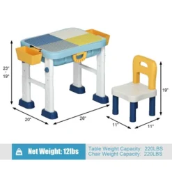 Costway 6 In 1 Kids Activity Table Set W/ Chair Toddler Luggage Building Block Table 19 Costway 6 In 1 Kids Activity Table Set W/ Chair Toddler Luggage Building Block Table -Children Furniture Store GUEST f0e8d604 8d4f 40b0 b6e6 cde91156db23