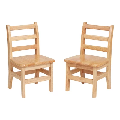 ECR4Kids Three Rung Ladderback Chair, Classroom Seating, Natural, 2-Pack 15 ECR4Kids Three Rung Ladderback Chair, Classroom Seating, Natural, 2-Pack - Image 13
