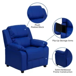 Flash Furniture Deluxe Padded Contemporary Kids Recliner With Storage Arms 24 Flash Furniture Deluxe Padded Contemporary Kids Recliner With Storage Arms -Children Furniture Store GUEST f1f4758f 6ad3 483a 9f98 f608d5e1cbe2