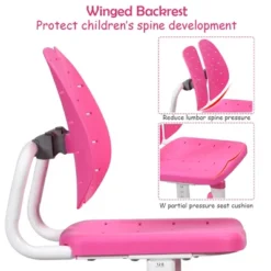 Costway Children Desk Chair Set Adjustable Study Table Drawer Winged Backrest Chair 15 Costway Children Desk Chair Set Adjustable Study Table Drawer Winged Backrest Chair -Children Furniture Store GUEST f2600da4 4eb3 4c96 96bb 8712c40425d1