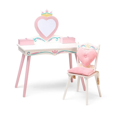 Princess Vanity Table And Chair Set - WildKin 10 Princess Vanity Table And Chair Set - WildKin - Image 8