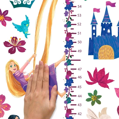 Disney Princesses Growth Chart Peel & Stick Wall Decals Pink - RoomMates 4 Disney Princesses Growth Chart Peel & Stick Wall Decals Pink - RoomMates - Image 2