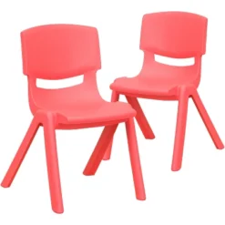 Flash Furniture 2 Pack Plastic Stackable School Chair With 12" Seat Height -Children Furniture Store GUEST f5000bf2 2750 463c 92cc 1df9d2c02d5b