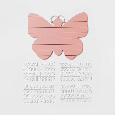 Butterfly Kids' Letterboard - Pillowfort™ 4 Butterfly Kids' Letterboard - Pillowfort™ - Image 2