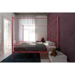 Full Clara Metal Bed Pink - Room & Joy 11 Full Clara Metal Bed Pink - Room & Joy -Children Furniture Store GUEST f907a82c 9a89 45c0 b176 ec1f9172e189