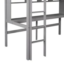 Twin Size Loft Bed With Desk, Shelves, And Ladder-ModernLuxe -Children Furniture Store GUEST fabbd4ca 972b 4345 a84a 904414ec0c21