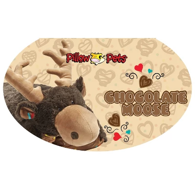 Sweet Scented Chocolate Moose Large - Pillow Pets 5 Sweet Scented Chocolate Moose Large - Pillow Pets - Image 3