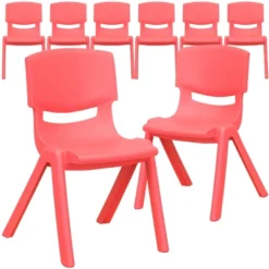 Flash Furniture 8 Pack Plastic Stackable School Chair With 12" Seat Height -Children Furniture Store GUEST fc2b2201 491e 4139 bab5 019b4820bafc