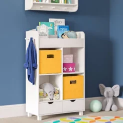 Kids' Book Nook Cubby Storage Cabinet With Bookrack - RiverRidge Home 19 Kids' Book Nook Cubby Storage Cabinet With Bookrack - RiverRidge Home -Children Furniture Store GUEST fda9b03e b864 42a5 9664 6b841f3f648f