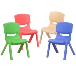 Emma And Oliver 4 Pack Plastic Stackable Pre-K/School Chairs With 10.5"H Seat 27 Emma And Oliver 4 Pack Plastic Stackable Pre-K/School Chairs With 10.5"H Seat -Children Furniture Store GUEST fee0bd81 abcd 4e42 8d74 68f912be0f20