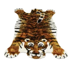 Walk On Me Faux Fur Super Soft Kids Tiger Rug Tufted With Non-slip Backing Area Rug -Children Furniture Store GUEST fef6be18 0c1c 43c8 8988 132735fd614f