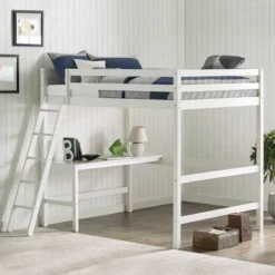 Full Caspian Loft Bed White - Hillsdale Furniture 24 Full Caspian Loft Bed White - Hillsdale Furniture -Children Furniture Store GUEST ff39bdc2 b6cd 4ca2 941e 0fd737d2b9c5